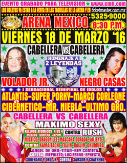 <i>Homenaje a Dos Leyendas</i> (2016) Mexican professional wrestling supercard show