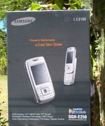 The Samsung E250 Australian Packaging E250 Box.JPG