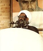 Grand Ayatollah Moslem Malakouti at Friday Prayers , Tabriz, Azerbaijan .JPG