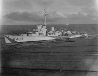 HMS <i>Kempthorne</i> (K483) Frigate of the Royal Navy