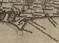 Part of Kitchens 1756 map of Sussex showing Selsey Bill