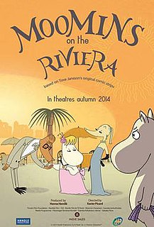 <i>Moomins on the Riviera</i> 2014 Finnish-French animated family comedy film directed by Xavier Picard