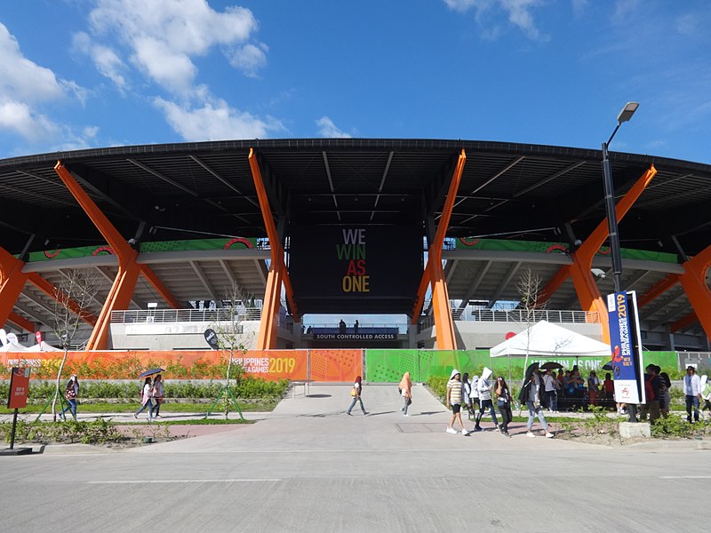 File:New Clark City Stadium - south entrance (Capas, Tarlac; 12-11-2019).jpg