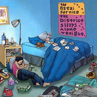 The District Sleeps Alone Tonight 2003 single by The Postal Service