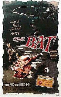 <i>The Bat</i> (1959 film) 1959 film by Crane Wilbur