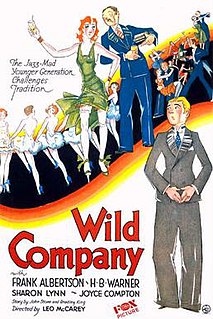 <i>Wild Company</i> 1930 film