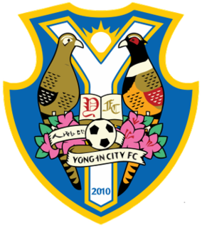 Yongin City FC was a South Korean association football club based in Yongin, Gyeonggi. Founded in 2010, they played in the National League, the third tier of South Korean league football. They played their home games at the Yongin Football Center.