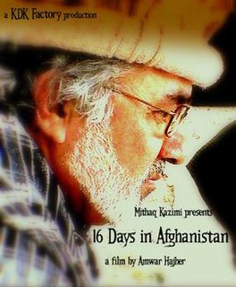 <i>16 Days in Afghanistan</i> 2007 American film