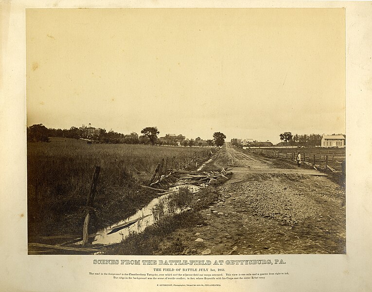 File:Chambersburg Pike, Gettysburg, Pa. July 1863.jpg