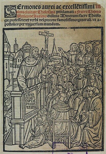 File:Titlepage, Sermons of Thomas Illyricus (Toulouse, 1521).jpg