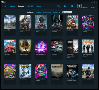 Uplay digital distribution and digital rights management platform maintained by Ubisoft