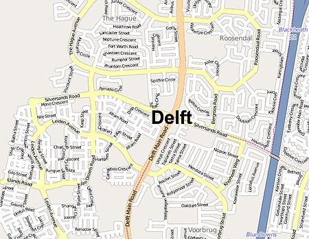 Delft map cape town