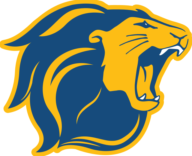 College of New Jersey Lions Champion Stacked Logo Basketball