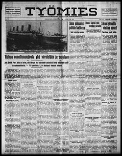 <i>Työmies</i> Finnish language communist newspaper in the USA