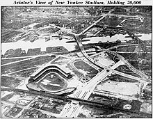 Yankee Stadium and Polo Grounds, as they looked in April 1923 Yankee Stadium and Polo Grounds New York 1923 04 15.jpg