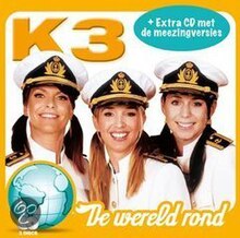 Album cover De wereld rond (2009 reissue) K3.jpg