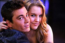 Alderson with costar Brandon Buddy as Cole and Starr in 2010. Alderson-Buddy Starr-Cole2010.jpg