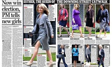 The Daily Mail's infamous "Downing Street Catwalk" feature