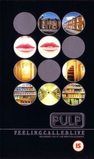 <i>F.E.E.L.I.N.G.C.A.L.L.E.D.L.I.V.E</i> 1996 video by Pulp