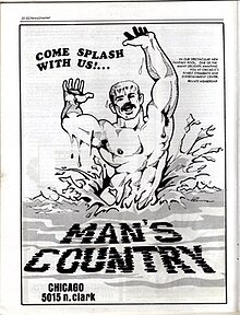 1977 advertisement Mans Country Ad-Chicago Gay News-Journal 1977 Issue 13.jpg