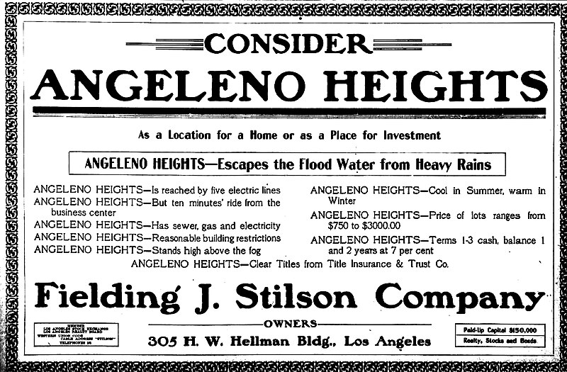 File:Newspaper display advert for Angeleno Heights, Los Angeles, 1906.jpg