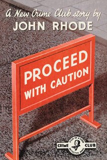 <i>Proceed with Caution</i> 1937 novel