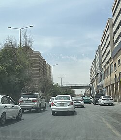 Al Batha Street on the side of al-Amal district, 2024