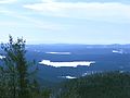 Crystal Lake as seen from summit of Mt. Mack in Winter 2013