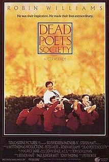 <i>Dead Poets Society</i> 1989 American teen drama film by Peter Weir