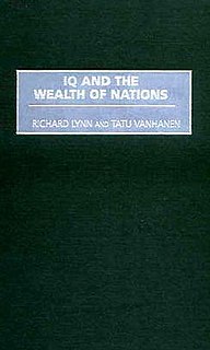 <i>IQ and the Wealth of Nations</i> book by Richard Lynn