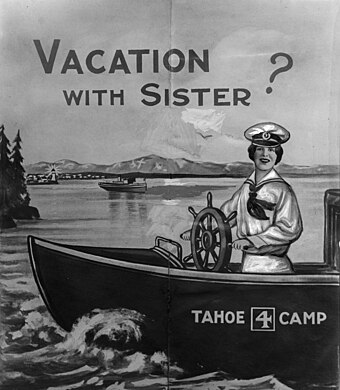 The cover of a prospectus for a Lake Tahoe land deal, an unsuccessful project. A subsequent lawsuit by investors drew unfavorable publicity and the attention of the district attorney's office.