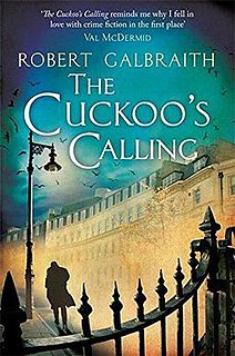 <i>The Cuckoos Calling</i> novel by J. K. Rowling