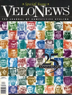 <i>VeloNews</i> American cycling magazine
