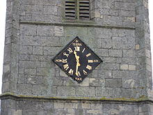 Whitgift Church clock has a XIII