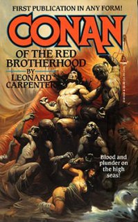 <i>Conan of the Red Brotherhood</i> Novel by Leonard Carpenter