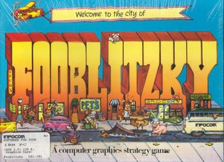 <i>Fooblitzky</i> 1985 board game video game