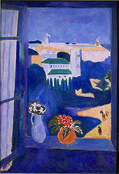 File:Henri Matisse, 1911-12, La Fenêtre à Tanger (Paysage vu d'une fenêtre Landscape viewed from a window, Tangiers), oil on canvas, 115 x 80 cm, Pushkin Museum.jpg