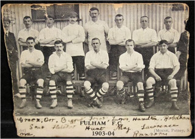 Postcard of the 1903–04 line-up