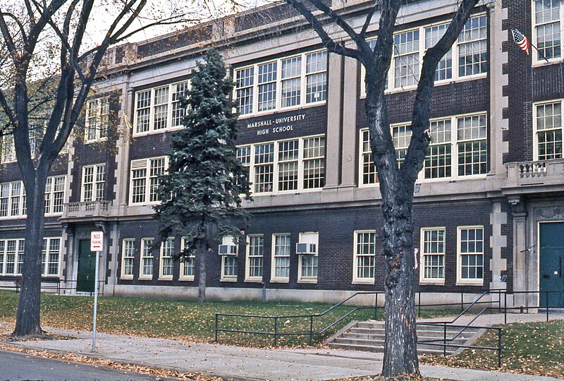 File:Marshall-University High School in 1976.jpg