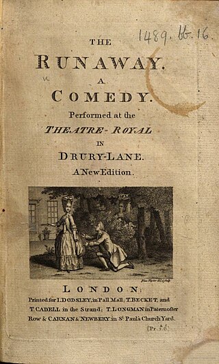 <i>The Runaway</i> (play) 1776 play