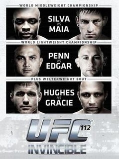 UFC 112 UFC mixed martial arts event in 2010