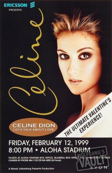 Promotional poster for 1999 tour