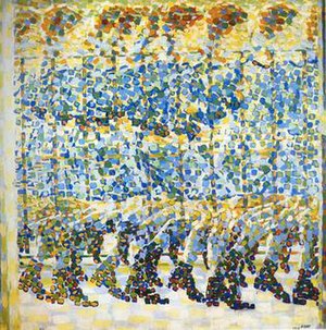 Балконда жүгіріп жүрген қыз (1912) Джакомо Балла