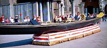 The scene in which Moore drives a hovercraft gondola around St Mark's Square in Venice was widely criticised by film critics.