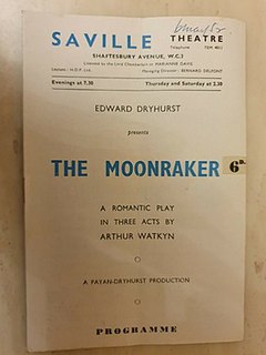 <i>The Moonraker</i> (play) 1952 play