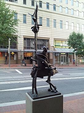 <i>The Responsibility of Raising a Child</i> Sculpture in Portland, Oregon, U.S.