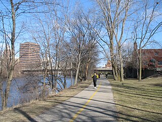 Lansing River Trail recreational trail in Michigan, United States