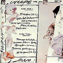 The rear sleeve contained references to four of Bowie's earlier albums.