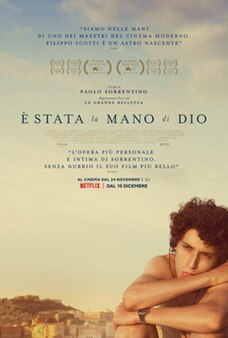 <i>The Hand of God</i> (film) 2021 film by Paolo Sorrentino