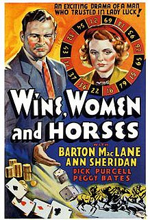 <i>Wine, Women and Horses</i> 1937 film by Louis King